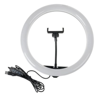 LED ring light s držačem za telefon – prikaz proizvoda 1
