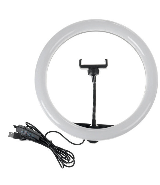 LED ring light s držačem za telefon – prikaz proizvoda 1