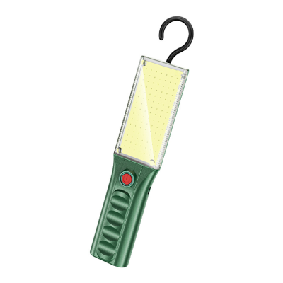 Punjiva radna LED lampa s kukom na bijeloj pozadini